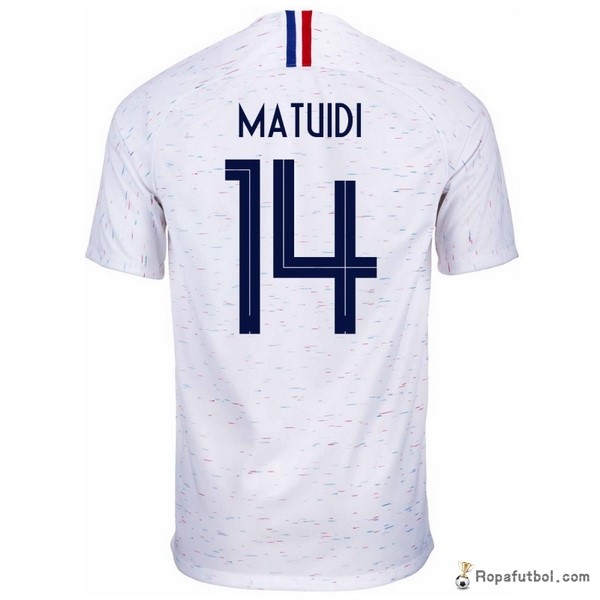 Camiseta Francia Replica Segunda Ropa Matuidi 2018 Blanco